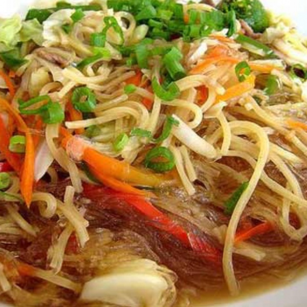 Order C2. Pancit Bam-I Noodles food online from Kabayan store, Woodside on bringmethat.com