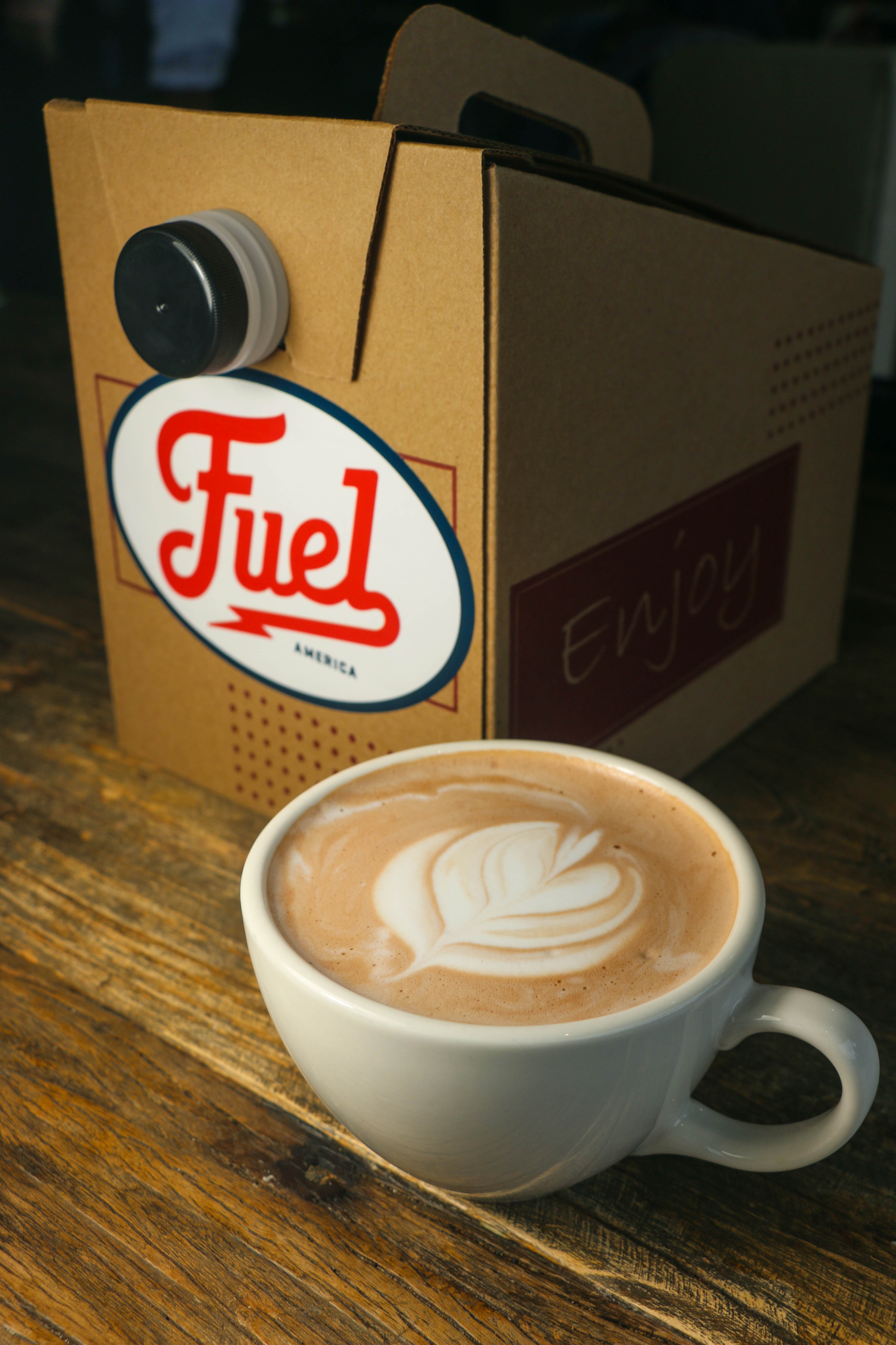 Order Hot Chocolate Tote food online from Fuel America store, Brighton on bringmethat.com