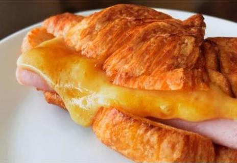 Order Croissant Sandwich & Drink Combo food online from Sweetwaters Coffee & Tea store, Canton on bringmethat.com