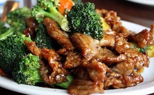 Order L- Broccoli Beef food online from Royal Stix Restaurant store, Fayetteville on bringmethat.com