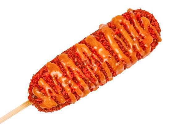 Order Spicy Dog  food online from Two Hands Corn Dog store, Sacramento on bringmethat.com