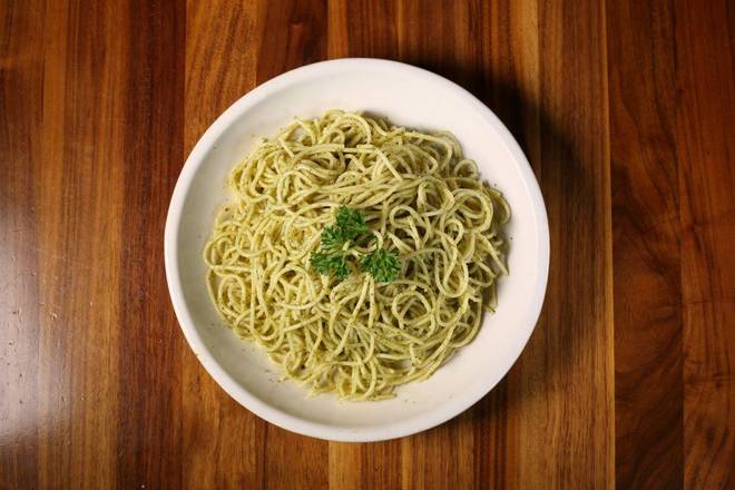 Order Spaghetti con Pesto - Spaghetti Festa food online from Pasta House Co store, St. Louis on bringmethat.com
