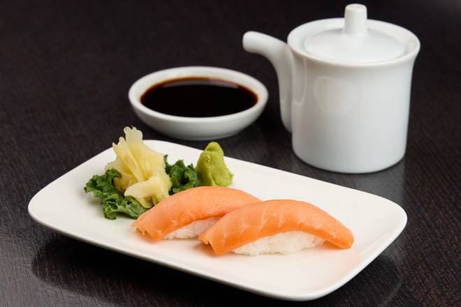 Order SALMON “SAKE”* food online from Ra Sushi store, Wheeling on bringmethat.com
