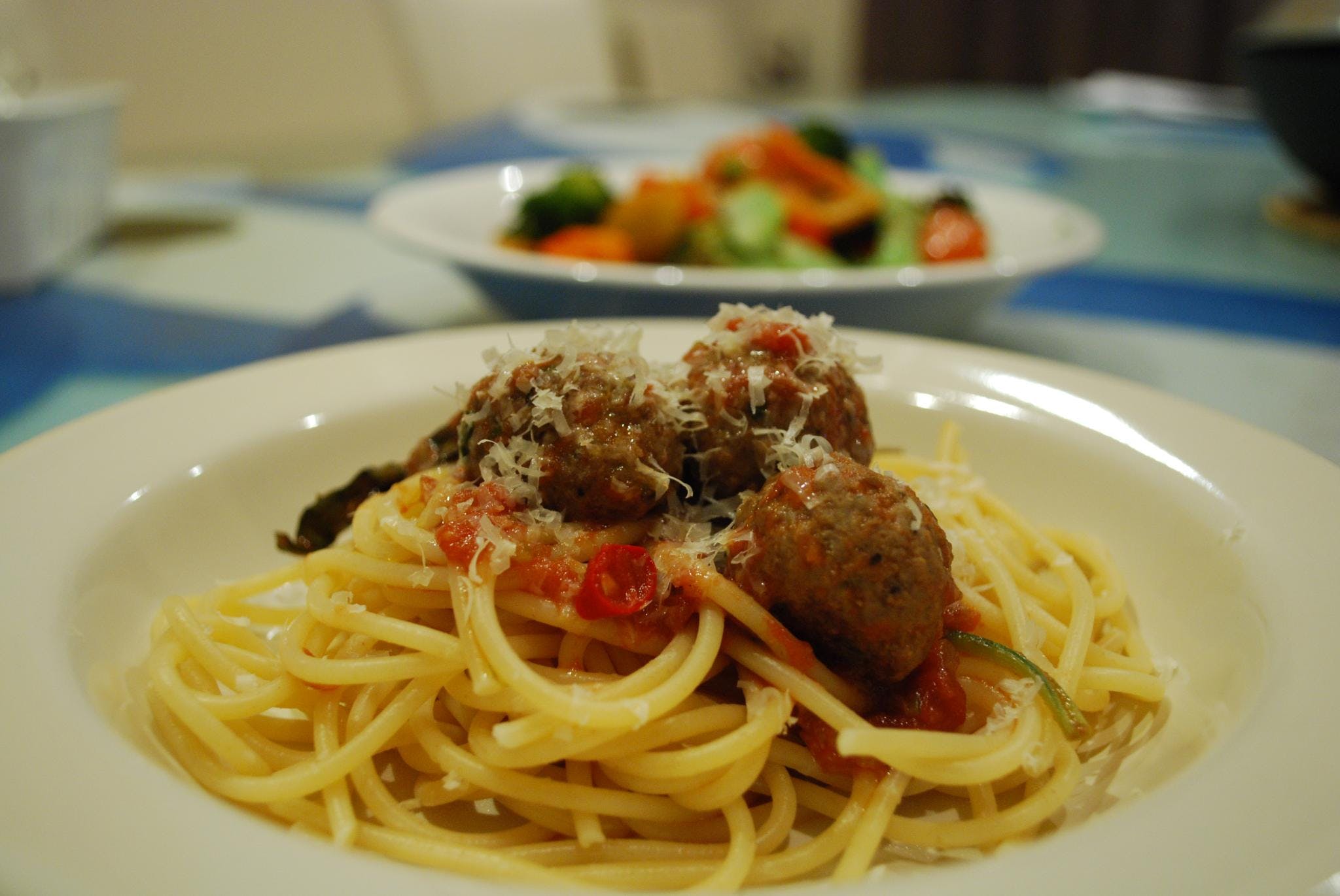 Order Spaghetti with Meatballs - Pasta food online from Milano's Pizza store, Overton on bringmethat.com