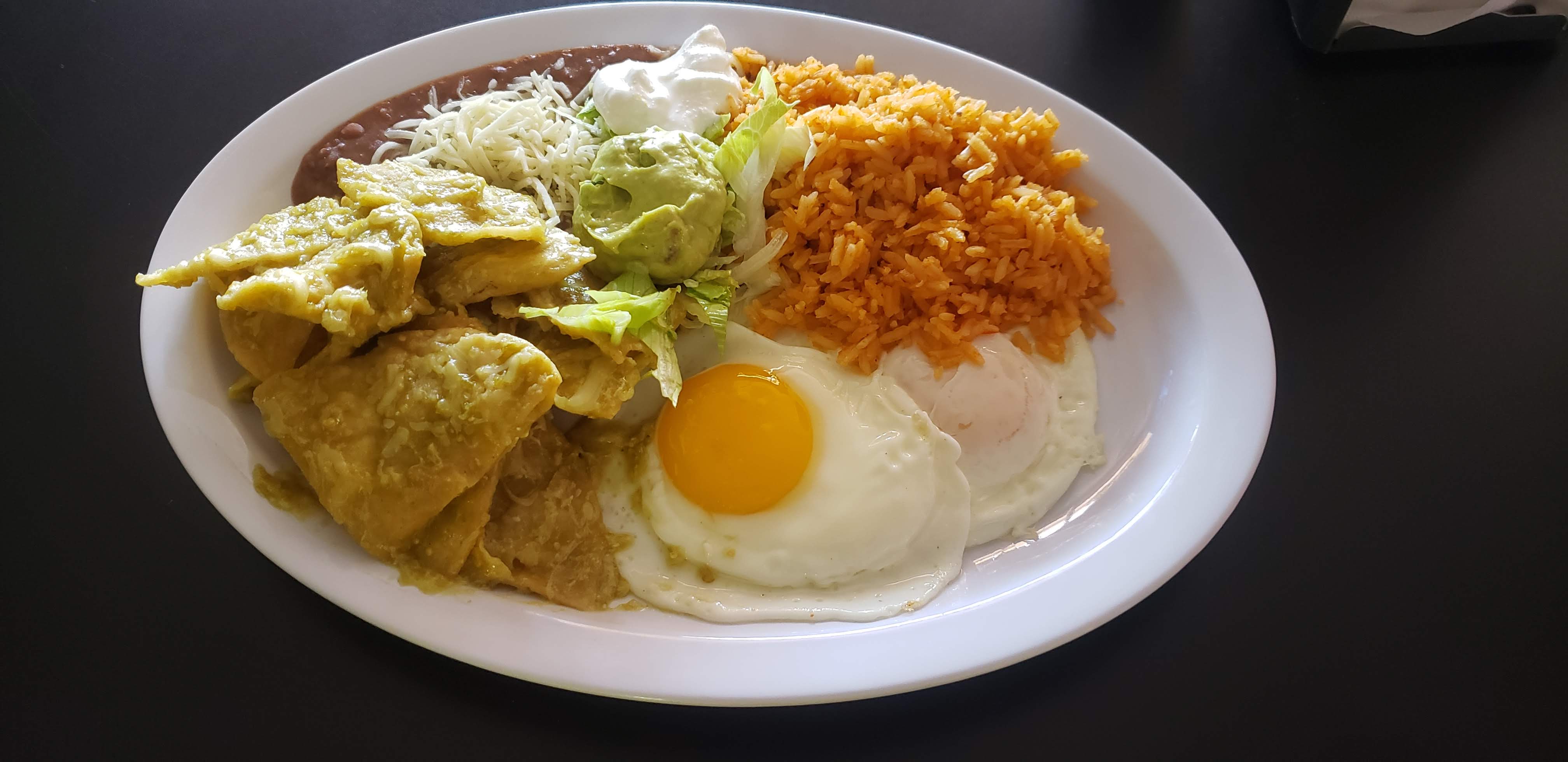 Order Eggs and Chilaquiles food online from Mamicons Mexican Restaurant store, Los Angeles on bringmethat.com