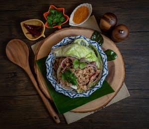 Order Laab food online from Morningside Thai Restaurant store, Houston on bringmethat.com