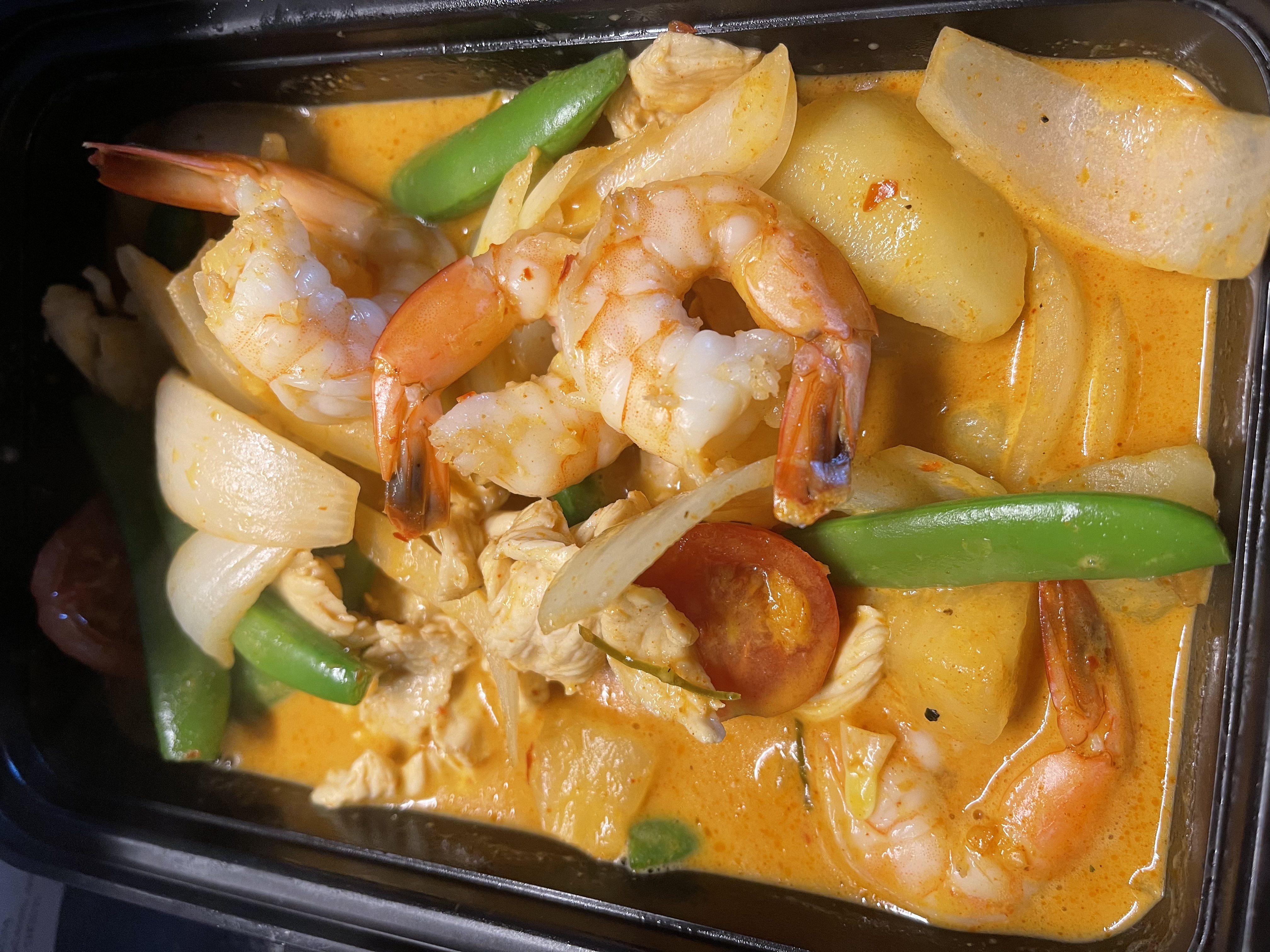 Order Yellow Curry Dinner food online from Orchid Thai Restaurant & Bar store, Falmouth on bringmethat.com