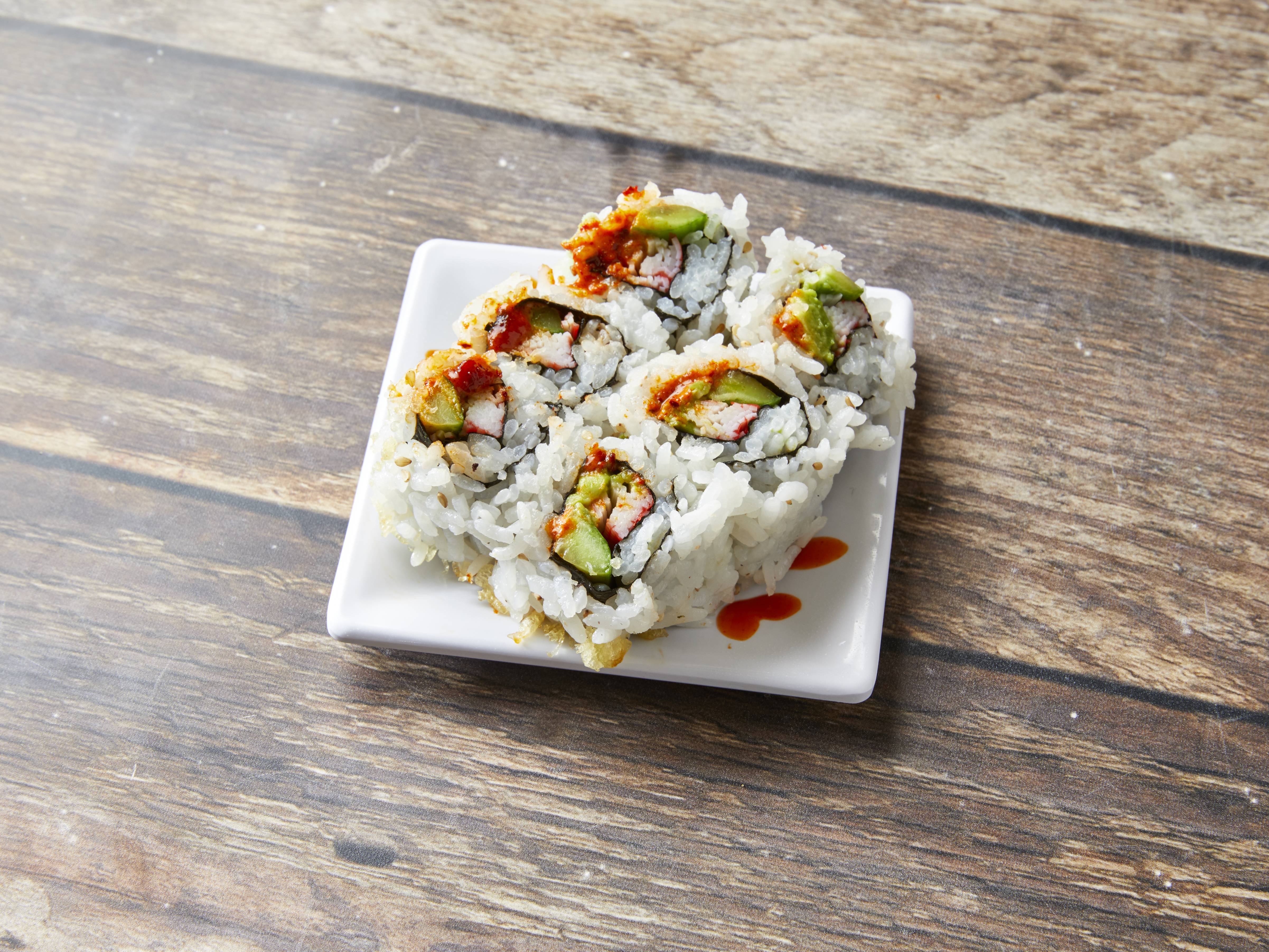 Order Spicy California Roll food online from Wasabi Korean and Japanese Cuisine store, Detroit on bringmethat.com