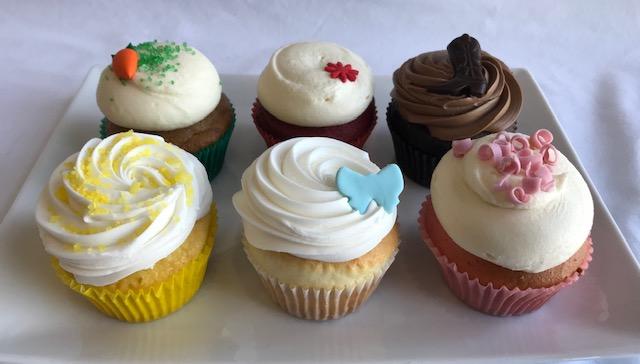 Order Our Classic 6 Pack Cupcakes food online from The Sweet Spot Bakery store, Fort Worth on bringmethat.com