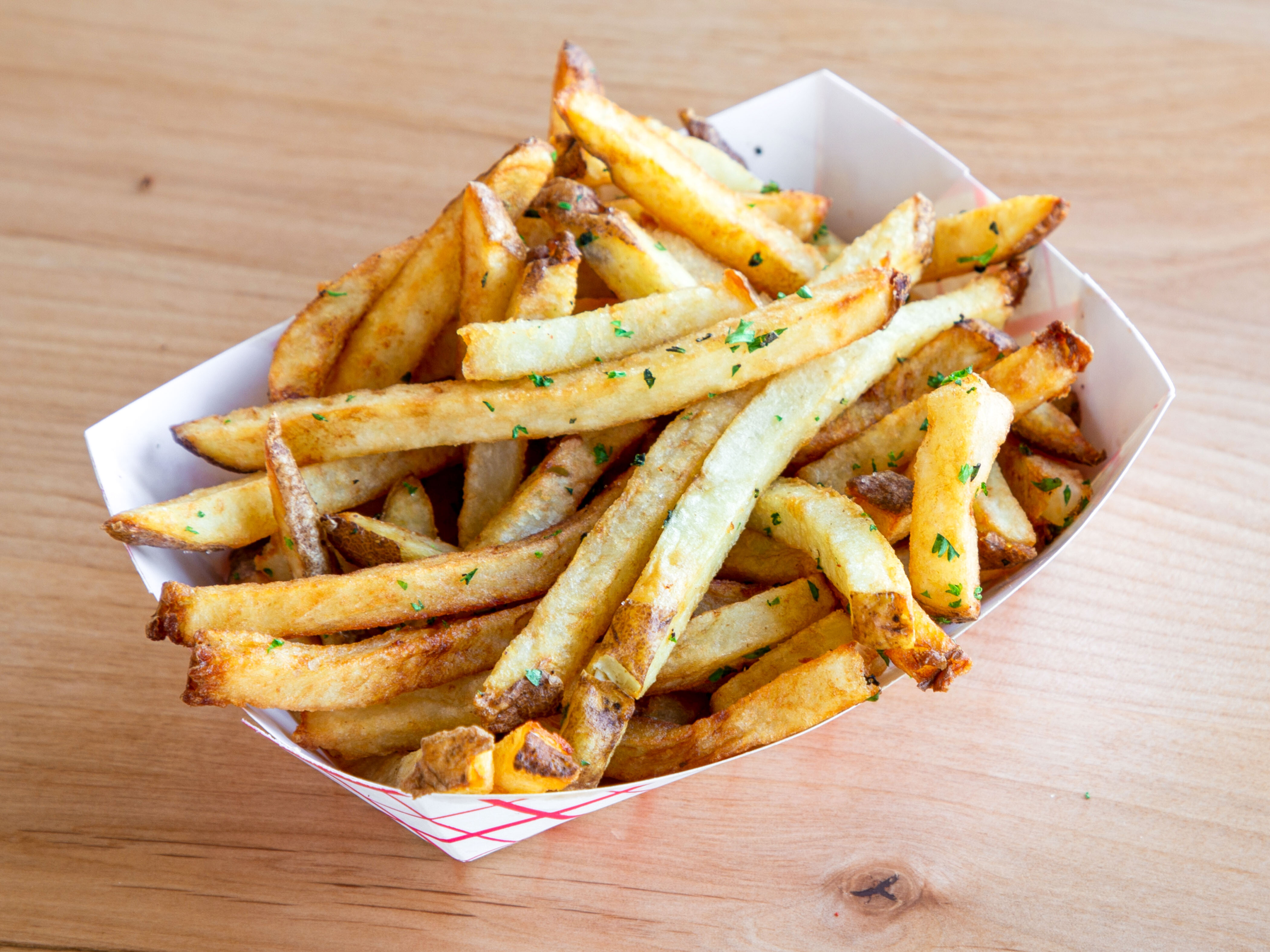 Order Hand-Cut Russet Fries food online from Beaut Burger store, Tucson on bringmethat.com