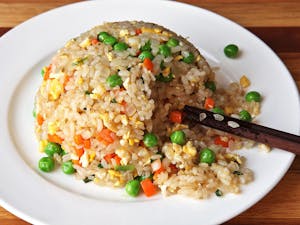 Order Side Fried Rice food online from Oyama Sushi & Steakhouse store, Cedar Rapids on bringmethat.com