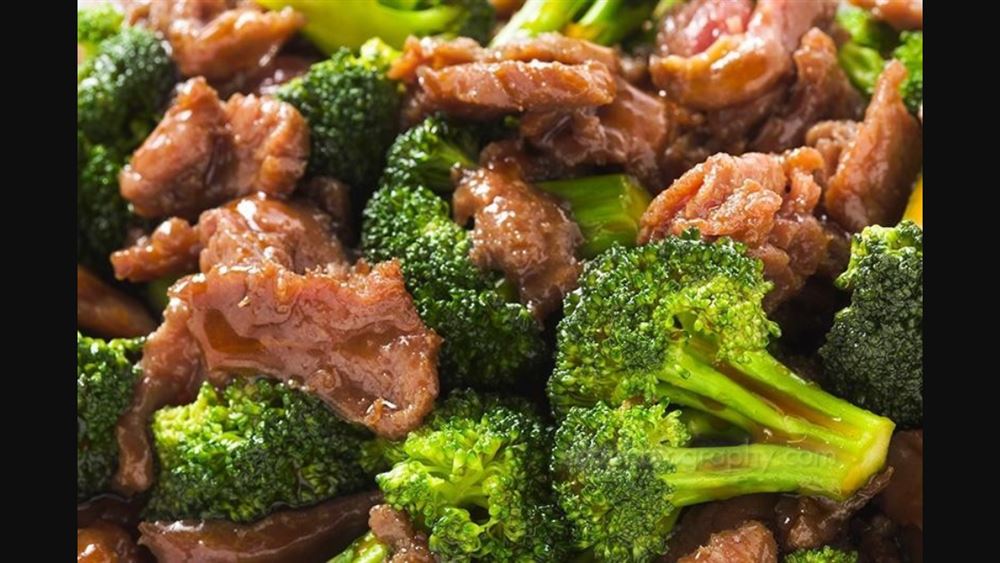 Order 60. Beef with Broccoli food online from Hunan of Stow store, Stow on bringmethat.com