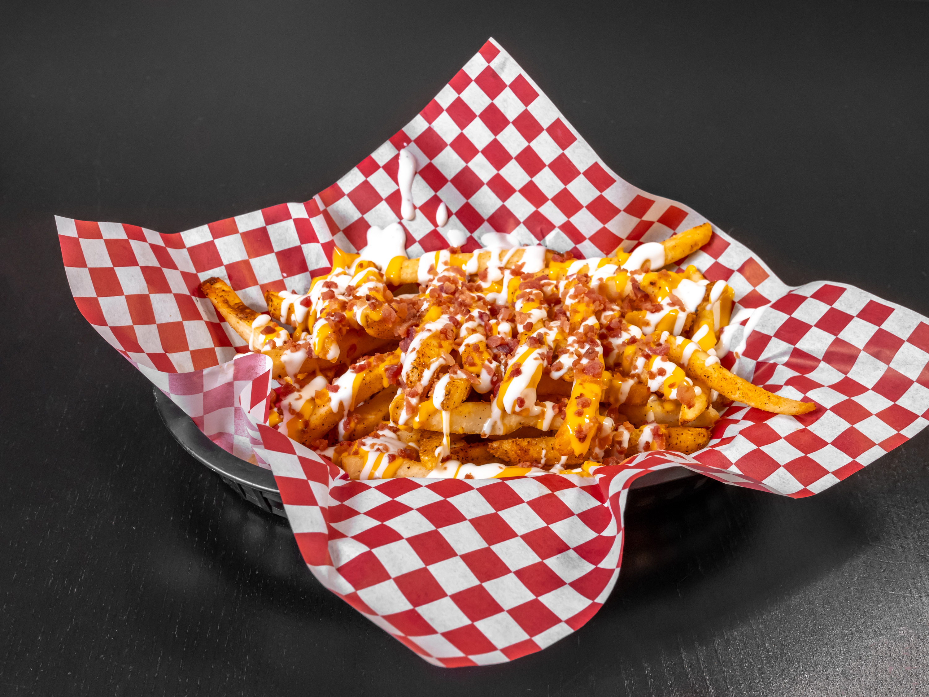 Order Bacon Ranch Cheese Fries food online from Scorers Sports Bar & Restaurant store, Morgantown on bringmethat.com