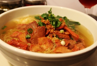 Order 410. Wonton Noodle food online from Siam Pasta store, Chicago on bringmethat.com
