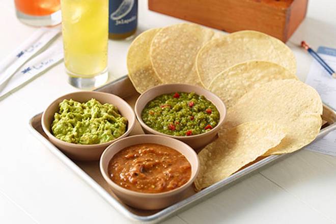Order guac + roja + verde + chips food online from Bartaco store, Stamford on bringmethat.com