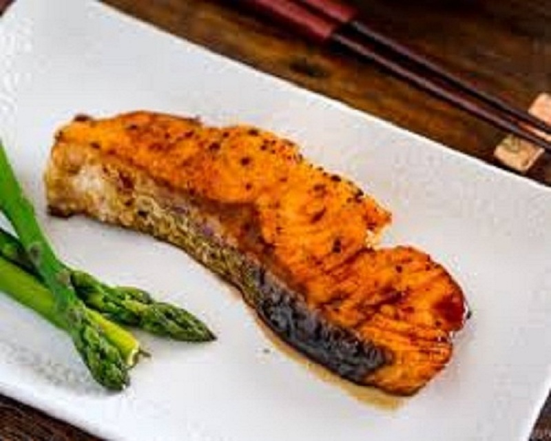 Order T5. Salmon Teriyaki food online from High Thai store, Brooklyn on bringmethat.com