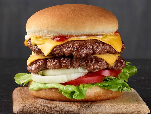 Order Double Cheeseburger food online from Paisano's Pizza store, Brentsville on bringmethat.com