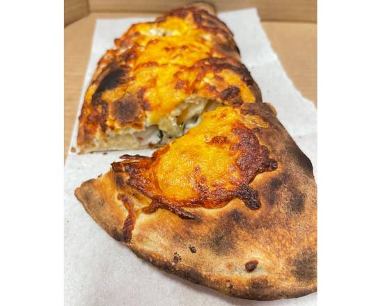 Order Bacon and Jalapeno Calzone food online from Ingleside Pizza store, San Francisco on bringmethat.com