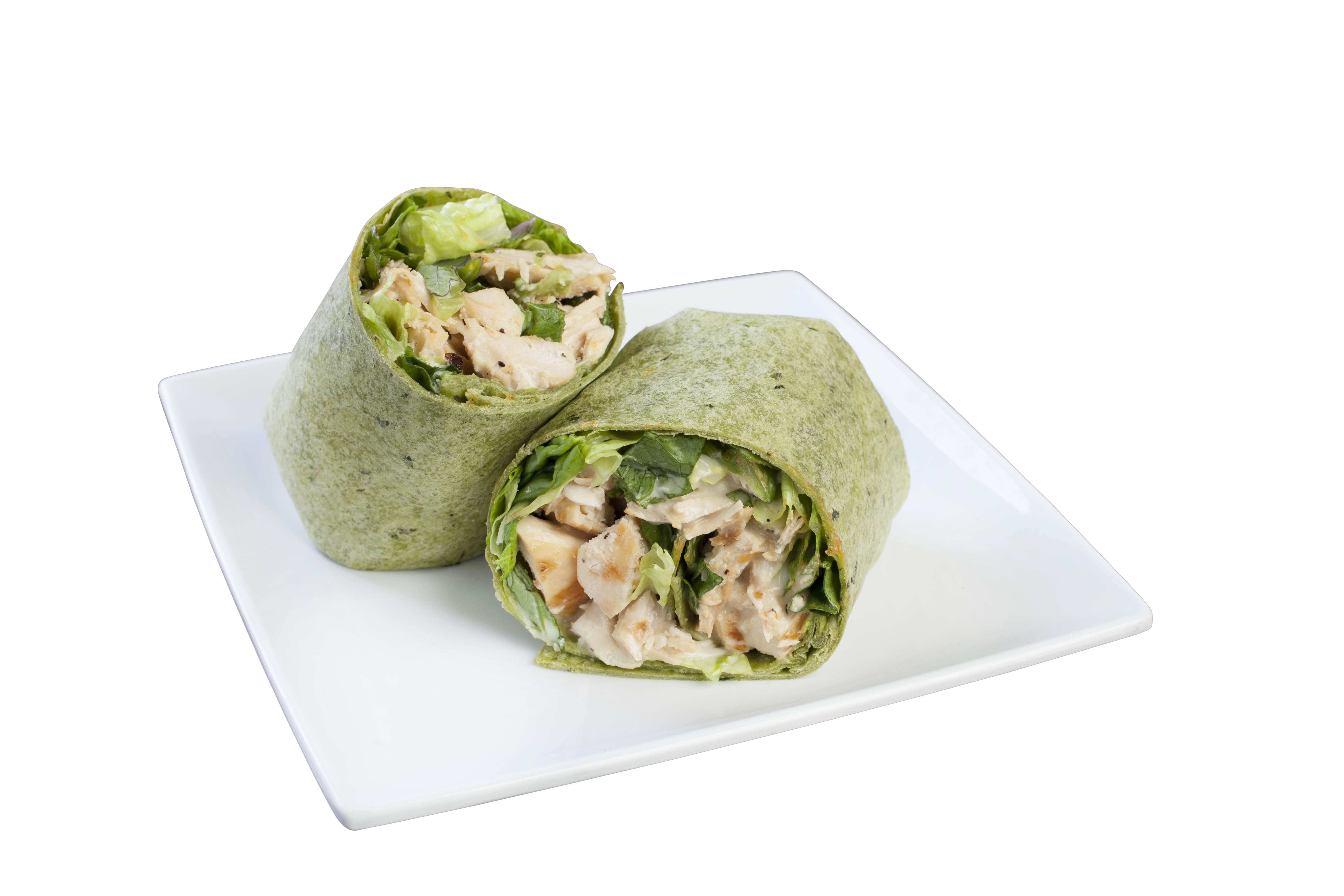 Order Chicken Caesar Wrap food online from Muscle Maker Grill store, Washington Township on bringmethat.com