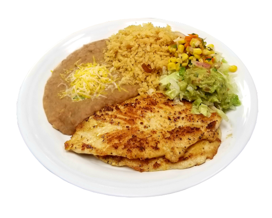 Order Grilled Chicken Plate food online from Fuego Mexican Kitchen store, Las Vegas on bringmethat.com