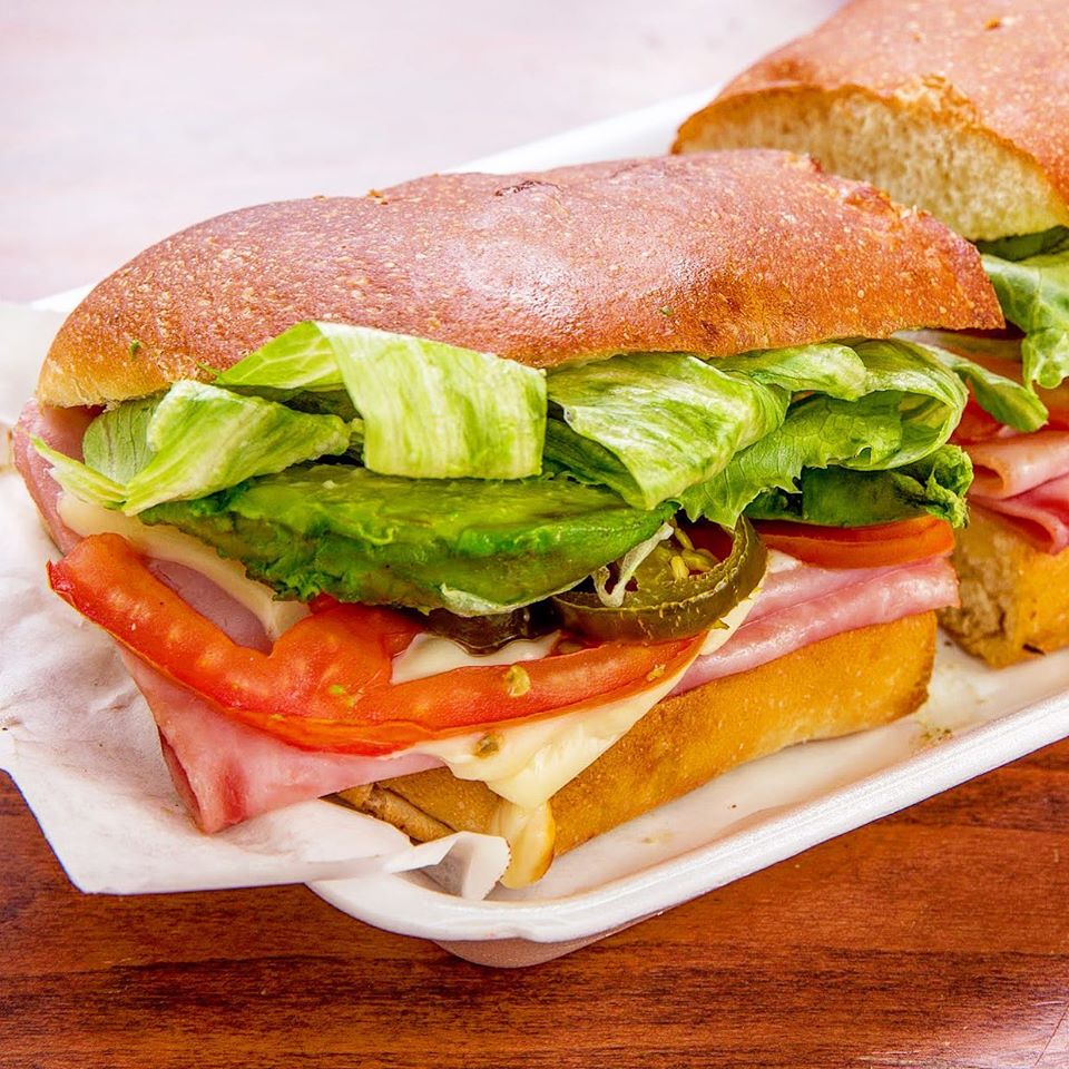 Order Jamon Sandwich food online from Tortas El Manantial store, Phoenix on bringmethat.com