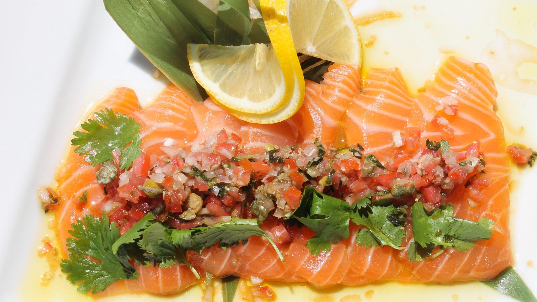 Order Scotty’s Salmon Sashimi food online from Hapa Sushi Grill and Sake Bar Lodo store, Denver on bringmethat.com