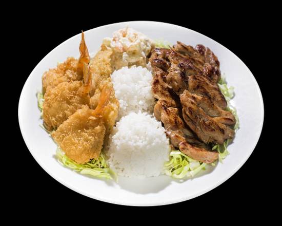 Order Seafood Combo food online from L&L Hawaiian Bbq store, Castro Valley on bringmethat.com