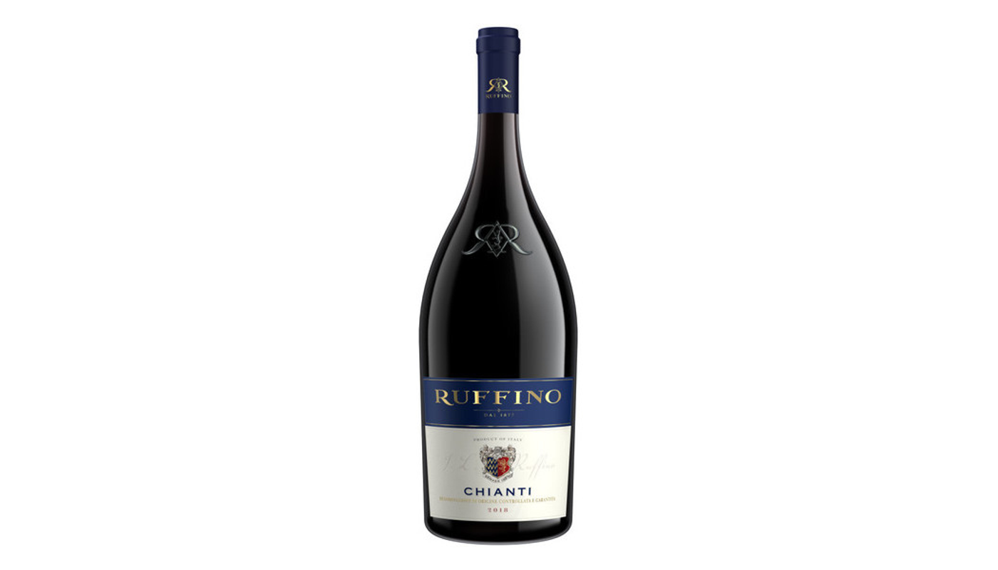 Order Ruffino Chianti Sangiovese Blend 750mL food online from Dimension Liquor store, Lake Forest on bringmethat.com