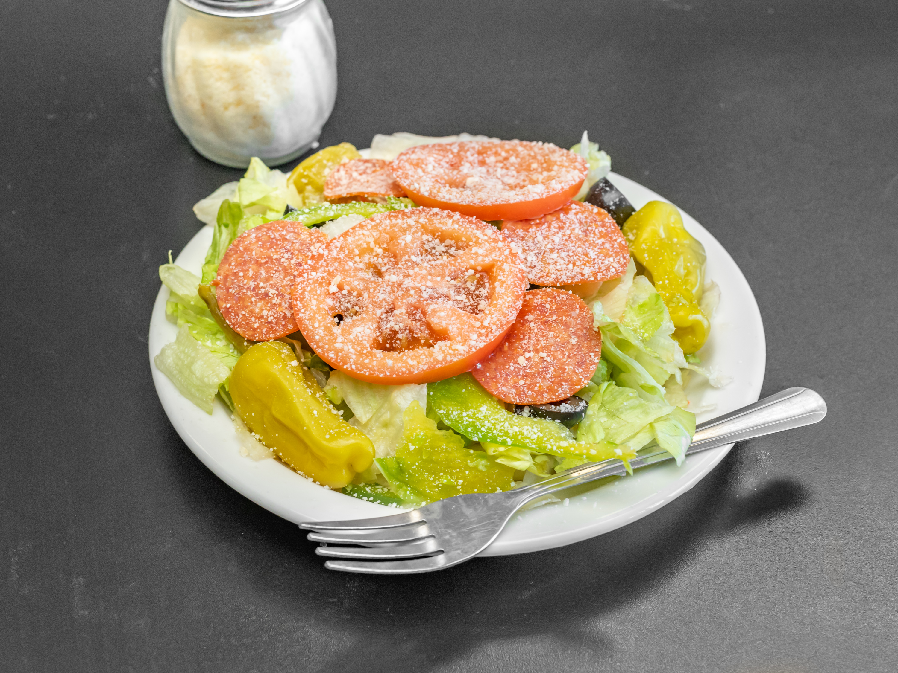 Order Italian Salad food online from Tonti's Pizzeria store, Parker on bringmethat.com