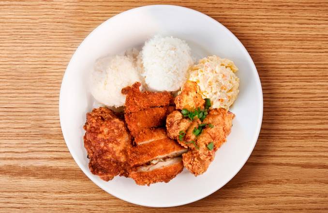 Order Chicken Trio food online from Zippys Restaurant store, Wahiawa on bringmethat.com