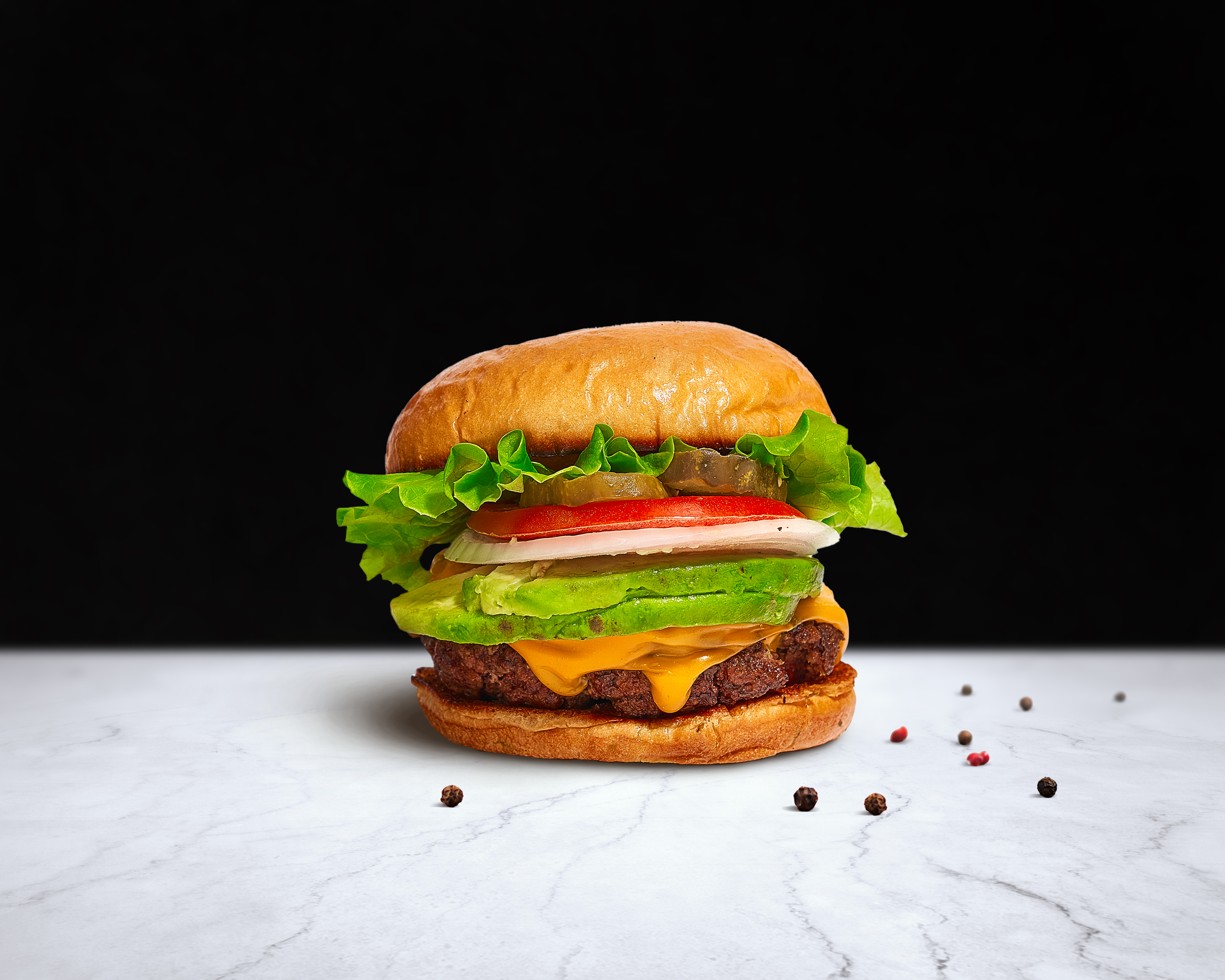 Order Army Of Avocado Burger food online from Vegan Garden Bites store, Lakewood on bringmethat.com
