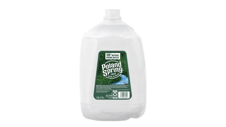 Order Poland Spring Brand 100% Natural Spring Water food online from Trumbull Mobil store, Trumbull on bringmethat.com