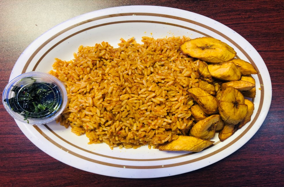 Order Empty Jollof Rice food online from Marie African Restaurant store, Houston on bringmethat.com