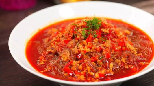 Order Spicy Glass Noodles w. Minced Pork food online from Spice Workshop store, Centereach on bringmethat.com