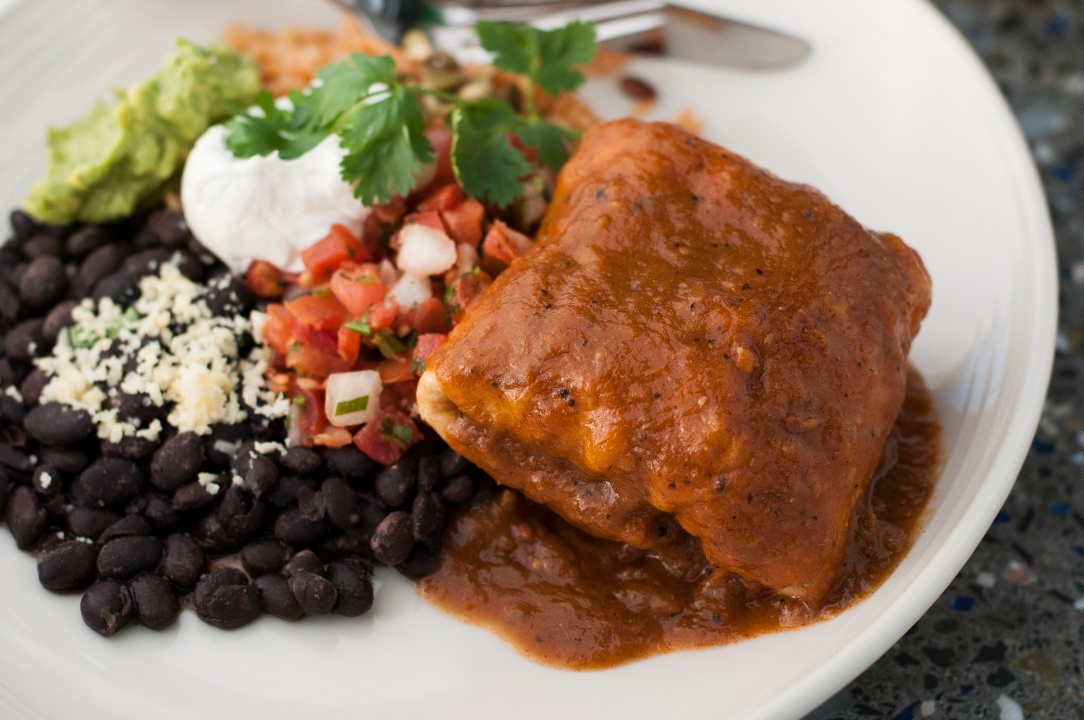 Order Chicken Chimichanga food online from Cactus Restaurant store, Seattle on bringmethat.com