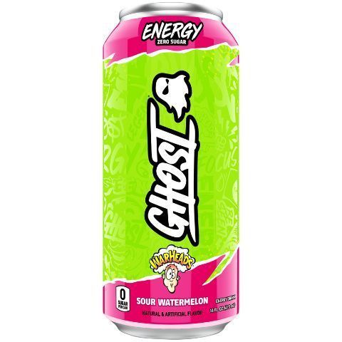 Order Ghost Energy Warheads Sour Watermelon 16oz food online from 7-Eleven store, Loxahatchee on bringmethat.com