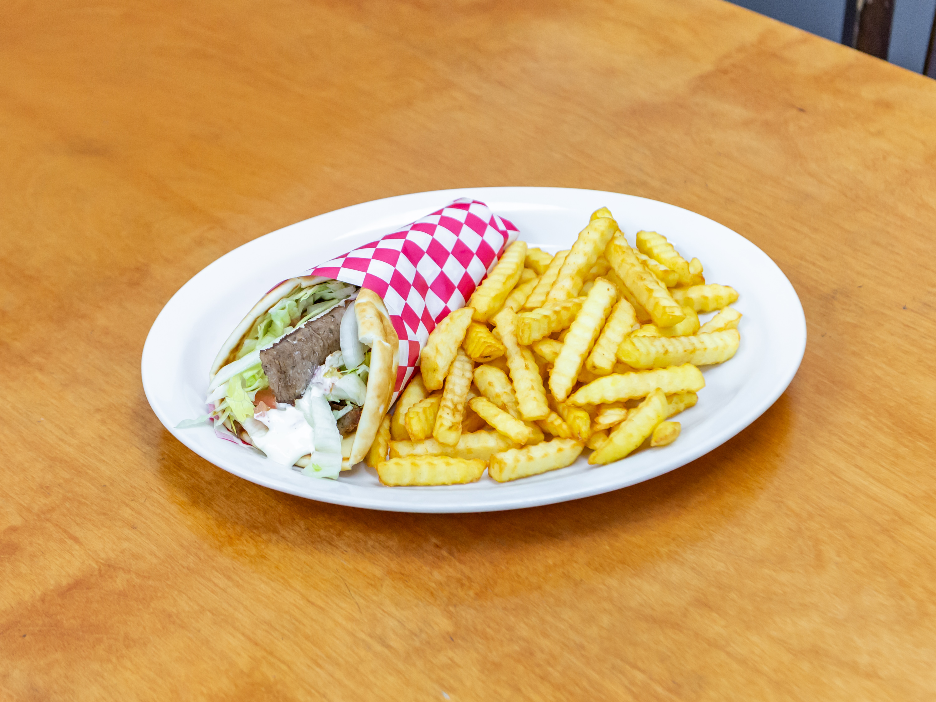 Order Gyro Sandwich food online from Regal Plaza Cafe store, Dallas on bringmethat.com