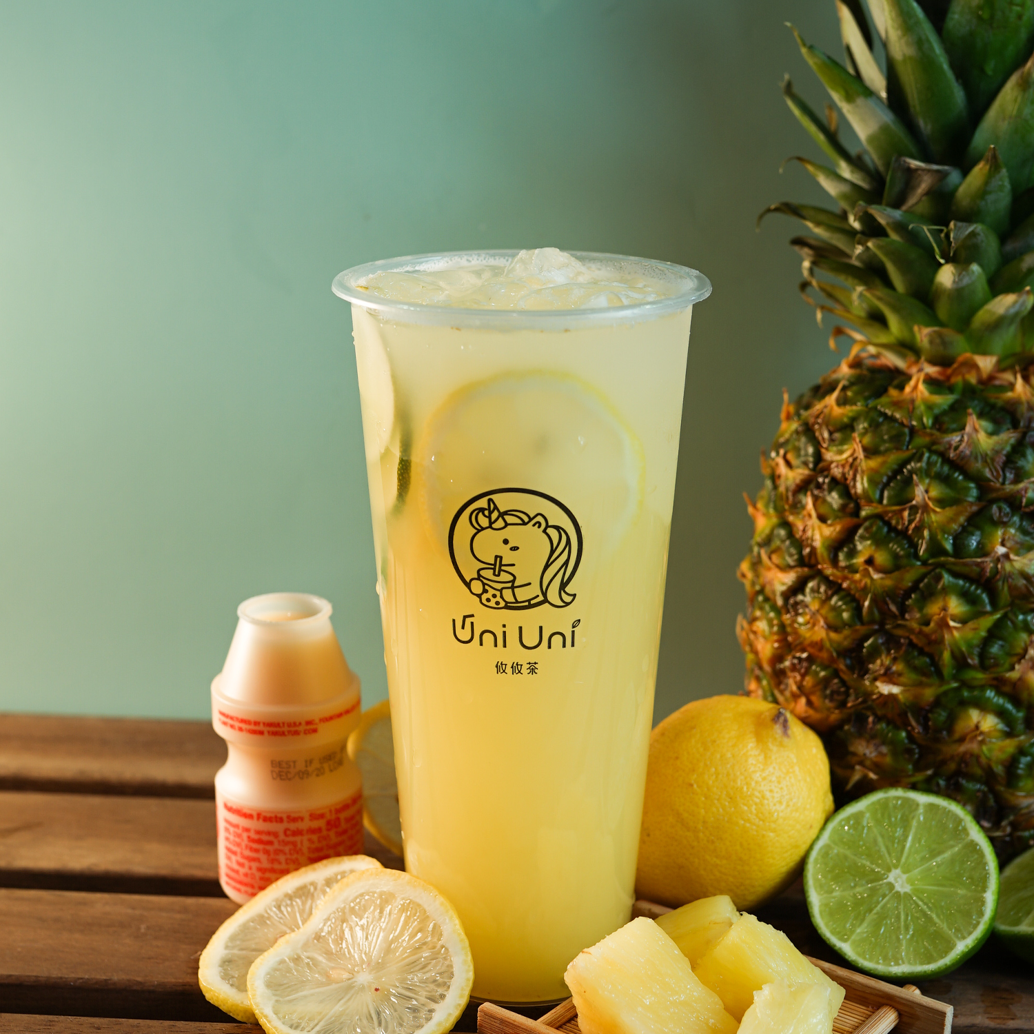 Order Pineapple Lemon Yakult food online from Uni Uni store, Katy on bringmethat.com