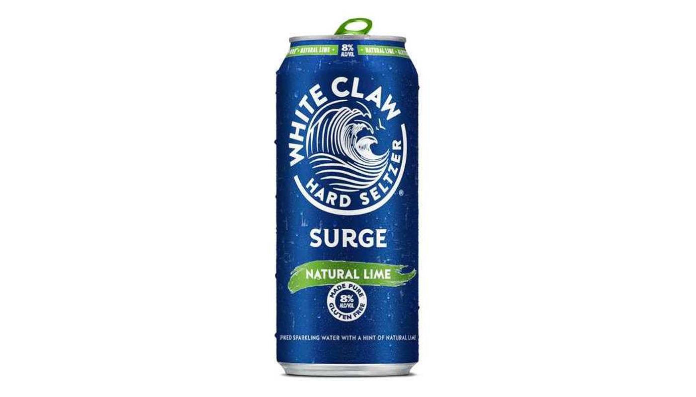 Order White Claw Hard Seltzer Surge Natural Lime 16oz Can food online from Rancho Liquor store, Thousand Oaks on bringmethat.com