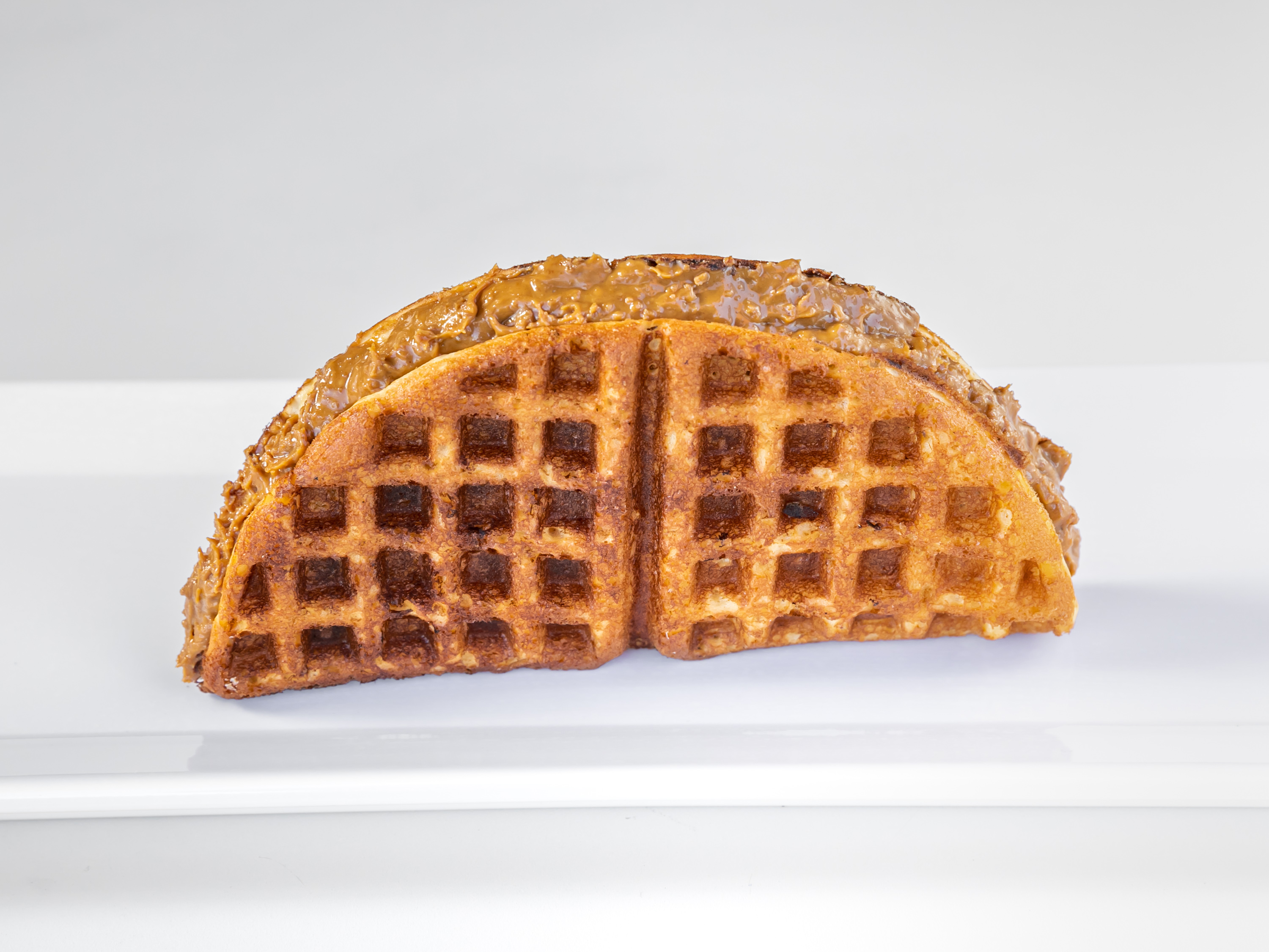 Order Crunchy Cookie and Butter Waffle Sandwich food online from Famous Waffle Sandwich store, San Diego on bringmethat.com