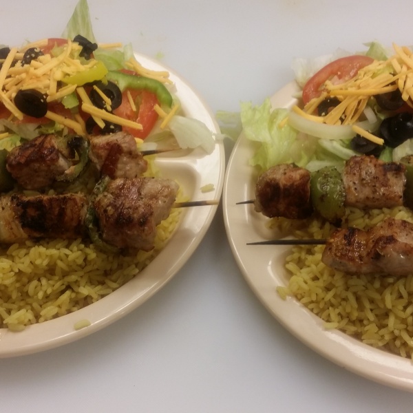 Order Chicken Skewers Kabab food online from Mixed Grill Cafe store, Nashville on bringmethat.com