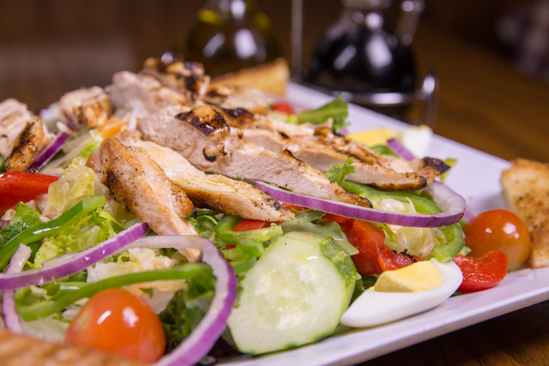 Order Chicken Breast Salad food online from Pit Rib House store, Hickory Hills on bringmethat.com