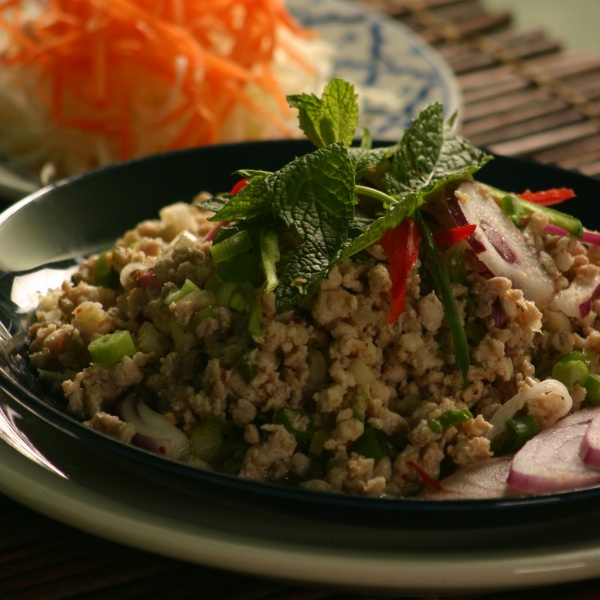 Order 6. Larb Chicken Salad food online from Thai Chili Restaurant store, Orange on bringmethat.com