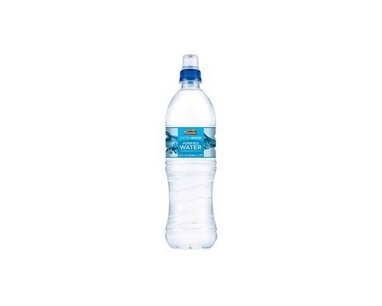 Order ExtraMile Purified Water 24oz Sport Bottle food online from Extra Mile 3056 store, Vallejo on bringmethat.com