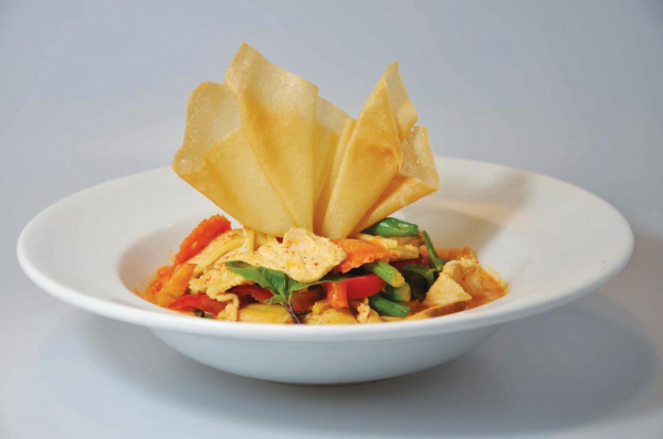 Order C1. Red Curry food online from Red Basil Thai Cuisine store, Rutherford on bringmethat.com