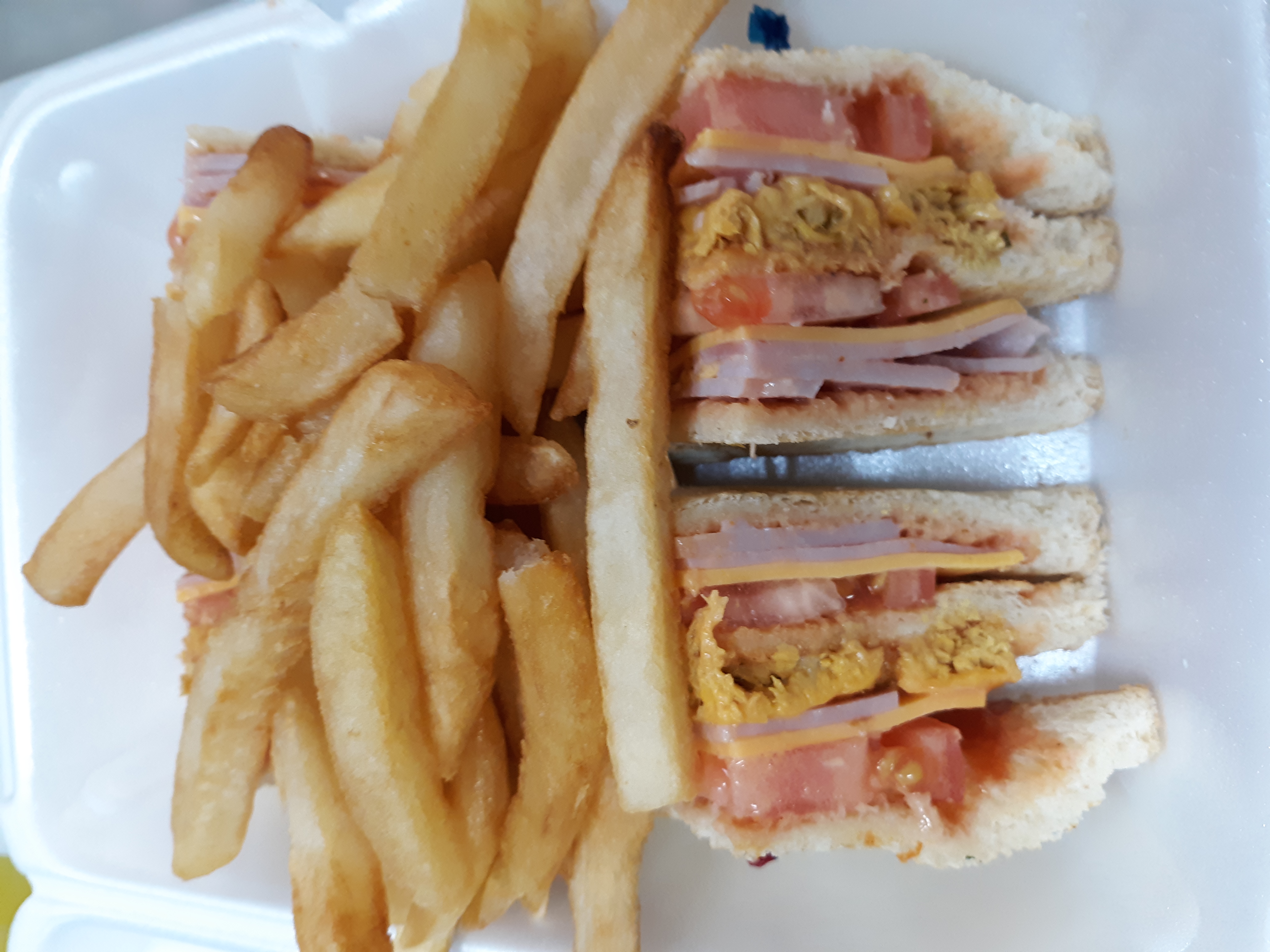 Order Dominican Club Sandwich food online from Oscar's Kitchen store, Bronx on bringmethat.com