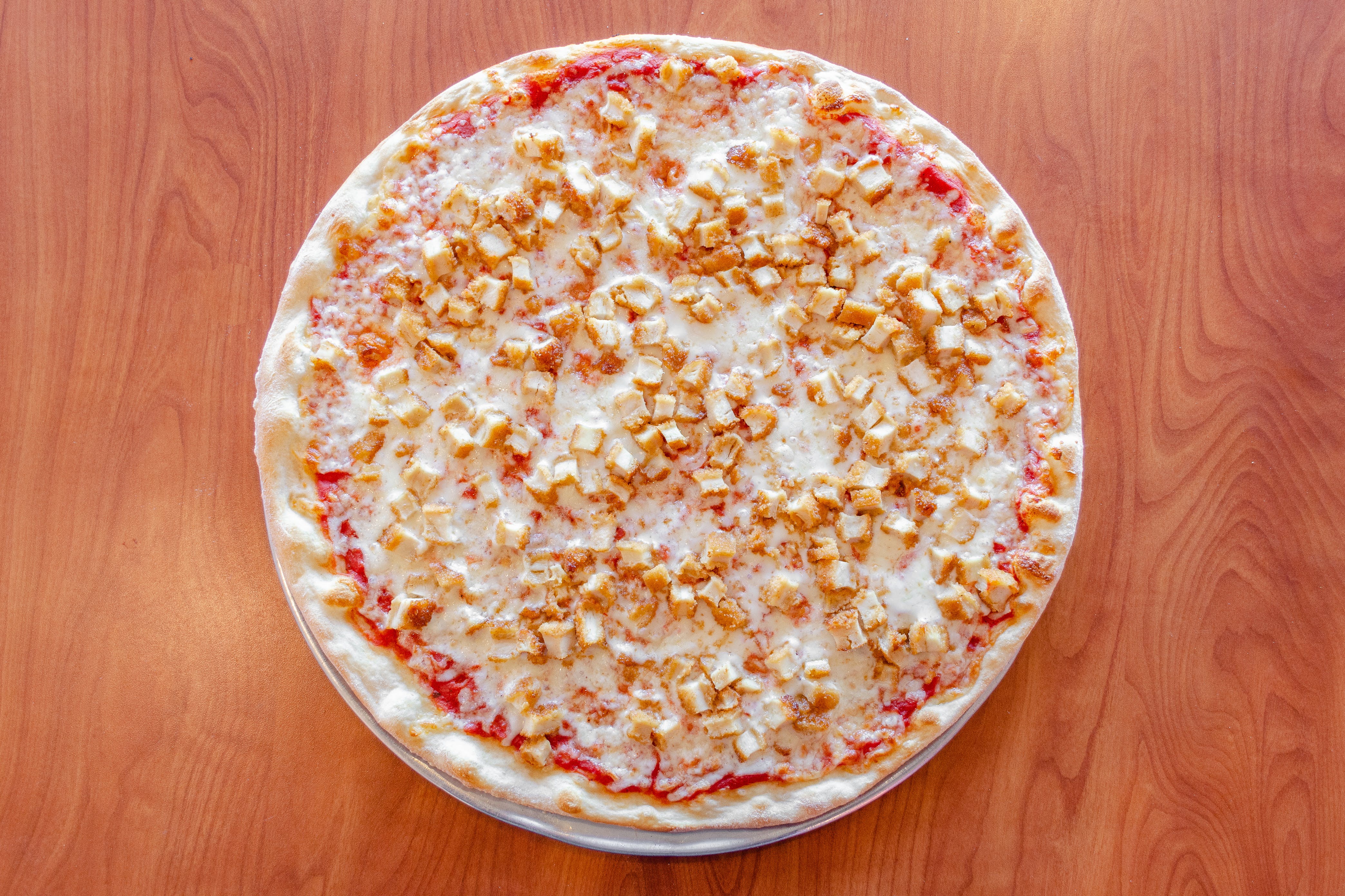 Order Chicken Pizza - Small 14'' food online from Circle Pizza store, Ridgefield on bringmethat.com