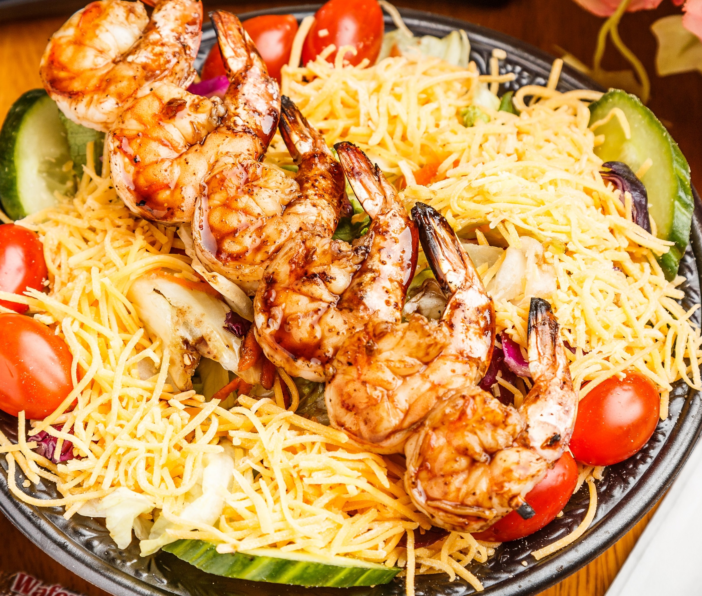 Order Grilled Shrimp Chef Salad food online from Steak-Out store, Columbus on bringmethat.com