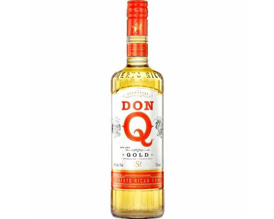 Order Don Q Gold Rican Rum, 375mL (40% ABV) food online from Central Liquor Market store, Los Angeles on bringmethat.com