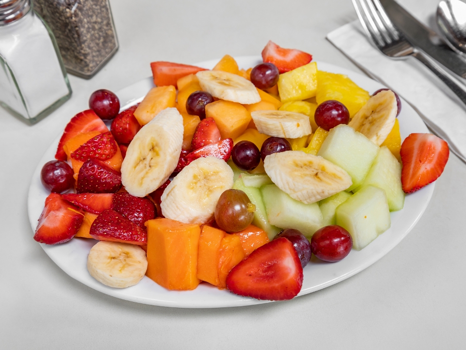 Order FRUIT PLATE food online from Half Day Cafe store, Kentfield on bringmethat.com